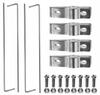 Pergola metalowa łuk czarna 240 cm