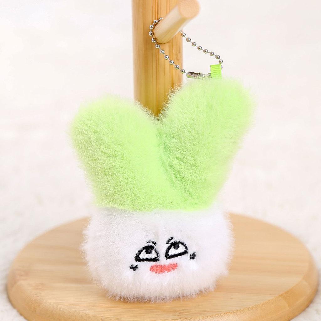 Watermelon Apple Eggplant Garlic Carrot Plush Keychain For Girls Accessory Bag