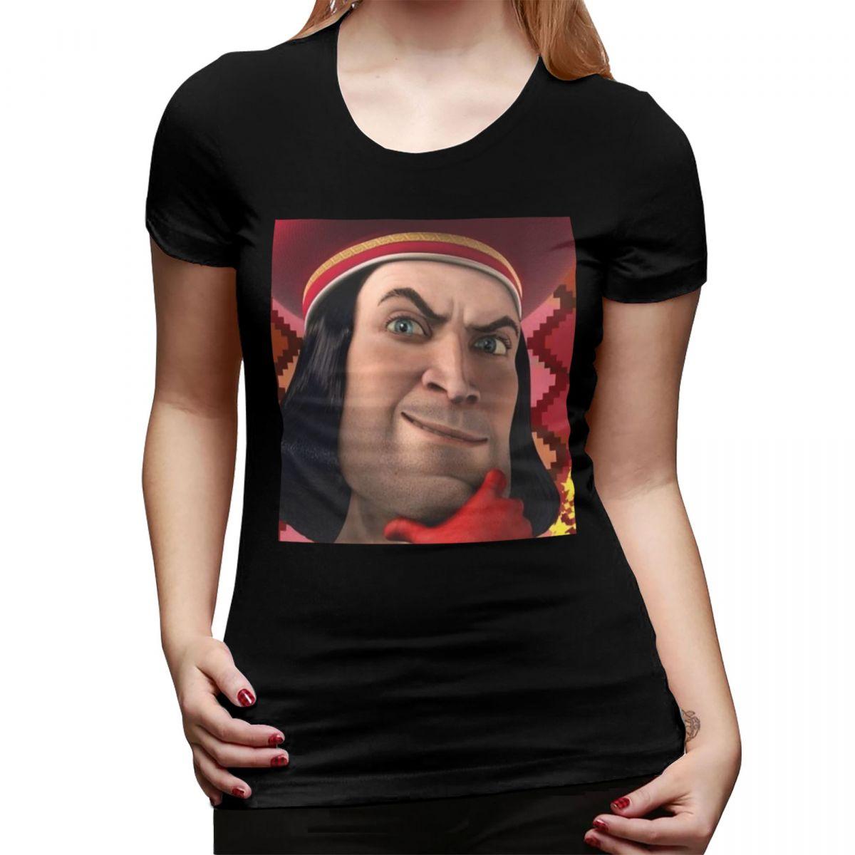 

LoRd FaRQuaAd TShirt for Women Crew Neck Streetwear T Shirts Womens Tees Short Summer Clothes Tops 4XL