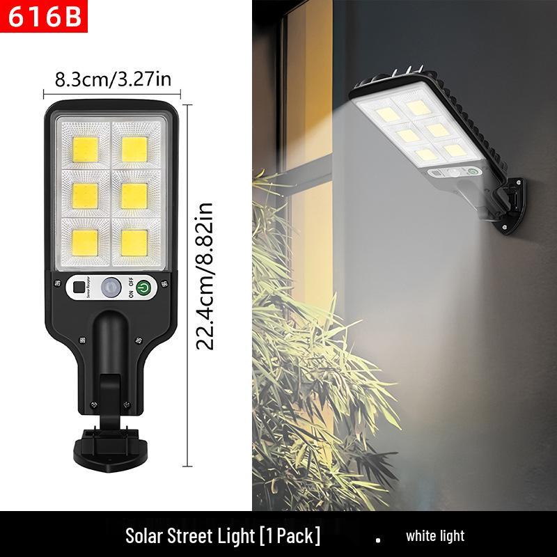 Outdoor Solar Garden Lights with Motion Sensor - LED Wall-Mounted, Ultra-Bright for Home and Street Use
