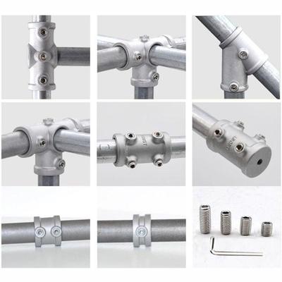Fixed Buckle Pipe Fitting Connector 1\2''/3\4" Circular Pipe Connector New Frame Fasteners Pipes