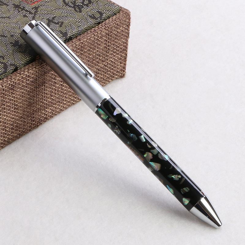 High-End Shell Pole, Innovative And Creative Ballpoint Pen, Tote Bag, Gift Box Set, Metal Signature Pen, Business Office Gift.