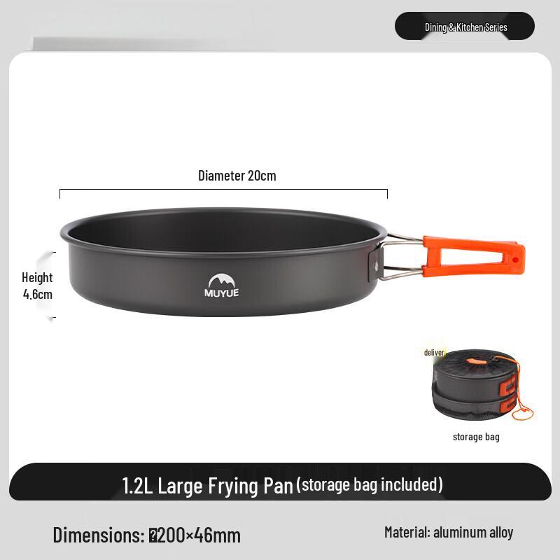 

OEING Portable Camping Frying Pan