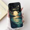 Für Google Pixel 6 Pro 6a 6 Neue Mode Dämmerung Strand Malerei Handyhülle Für Google Pixel6 6a 6Pro Schwarzes Silikon Weiche Hülle