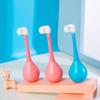 Age 2-12 Silicone Brush Oral Care Brush Three Sided Toothbrush Children's Toothbrush Tooth Brush