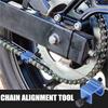Easy and Quick Motorcycle Chain Alignment Tool Essential for Any Rider