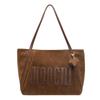 Maillard Retro Suede Bag Women's Spring and Summer Fashion High-end Tote Bag Large Capacity Commuter Shoulder Bag
