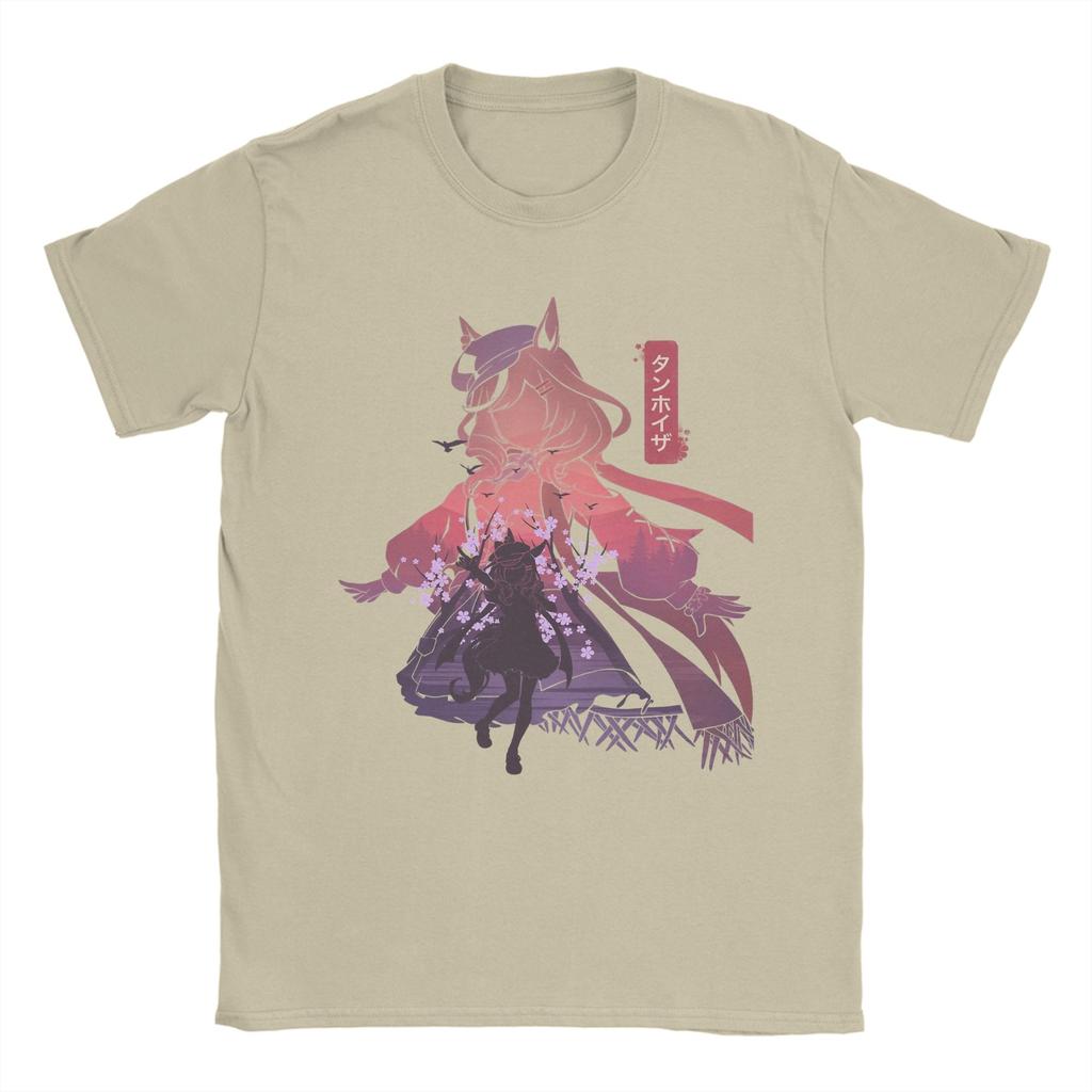 Unisexs TShirts Matikanetannhauser Uma Musume Anime Funny Cotton Tee Shirt Short Sleeve T Shirt Crew Neck Clothes 6XL