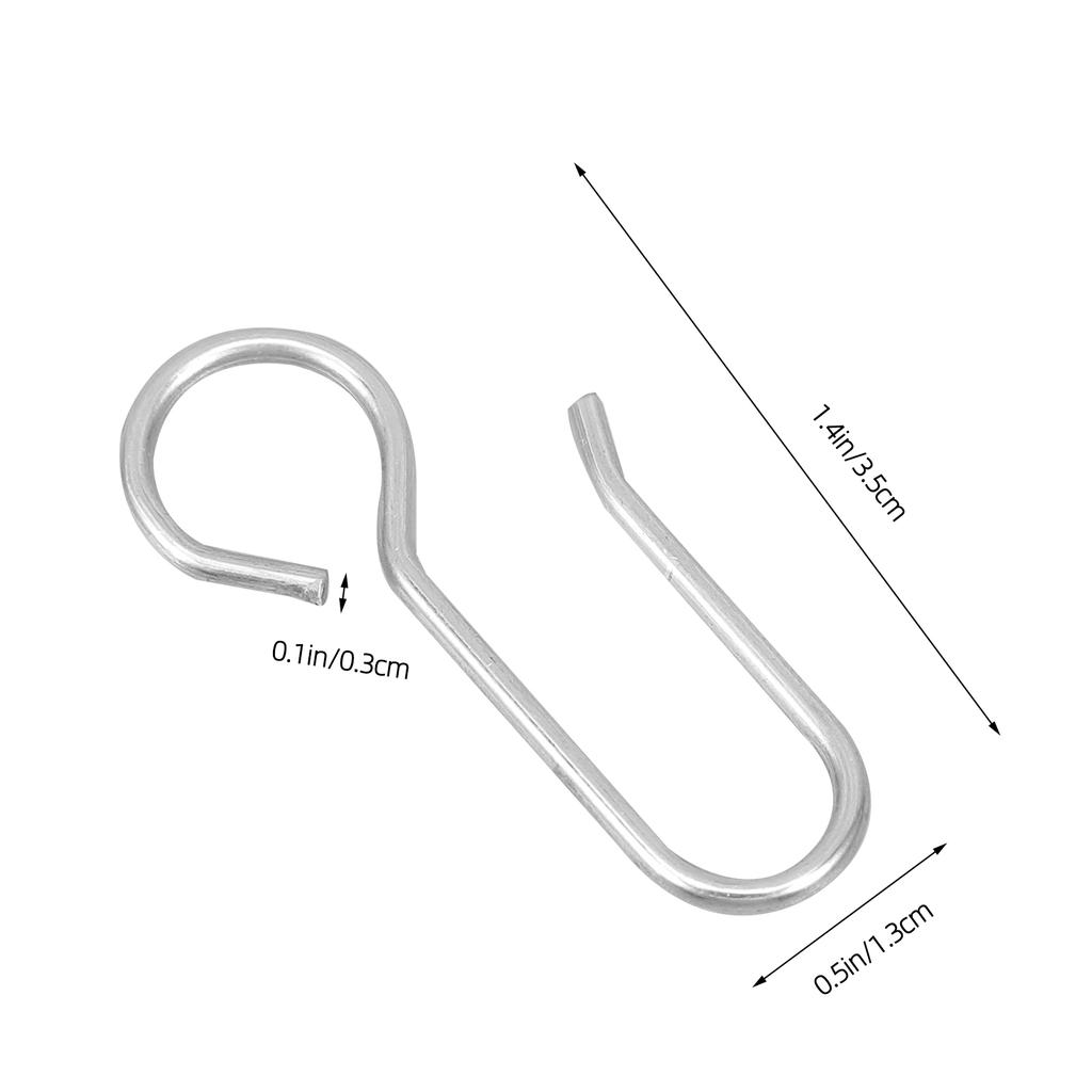 Ceiling Hook Drapes Curtain Wire Hooks Steel Household for Track Hangers Curtains Rods