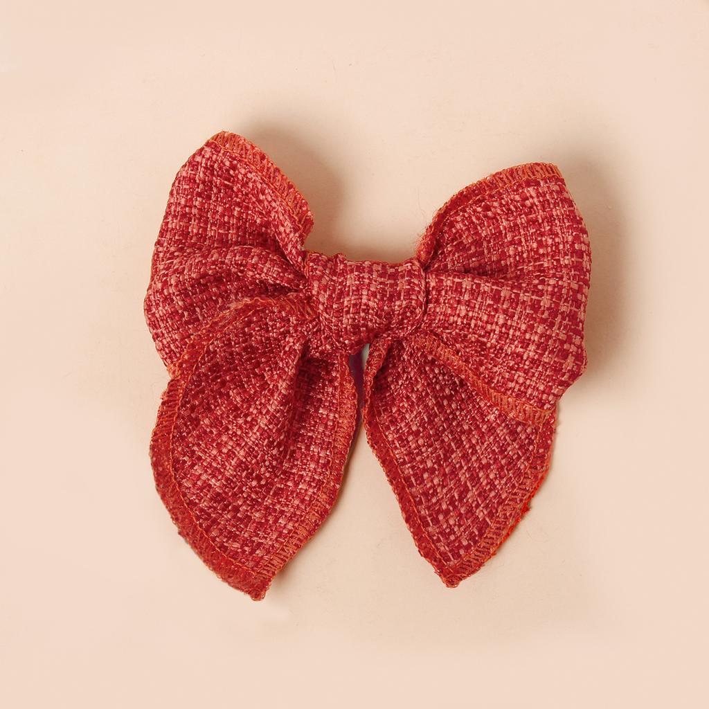 New Children's Hair Accessories Dovetail Bow Hairpin baby Bangs Side Top Clip Headwear Girls Kids Hair Accessories