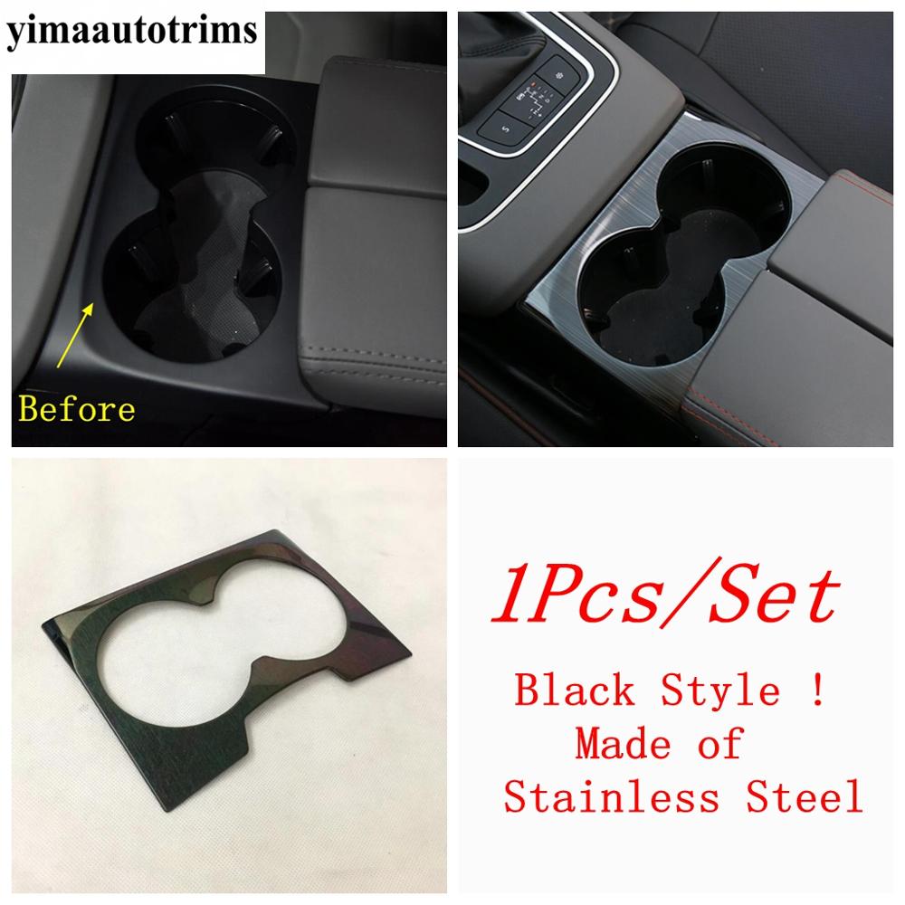 Central Control Front Water Cup Holder Panel Decoration Cover Trim Carbon Fiber Accessories For Citroen C5 Aircross 2018 - 2024