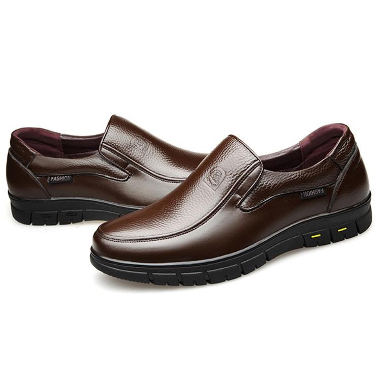 Handgefertigte Schuhe Echtleder Freizeitschuhe für Herren Flache Plateau Wanderschuhe Outdoor Schuhe Halbschuhe Atmungsaktive Sneakers