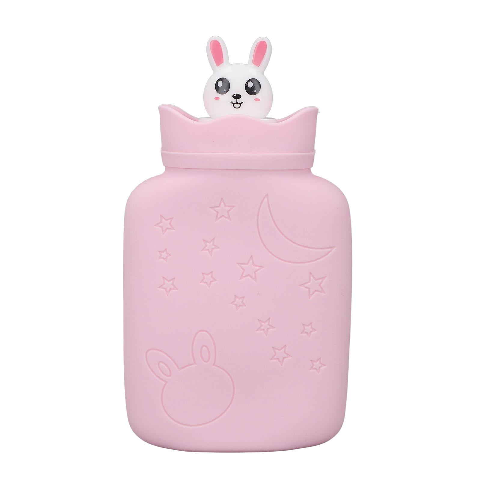 

Сумка для горячей воды силиконовая безопасная симпатичная конструкция микроволновая печь для нагрева портативная грелка розовый