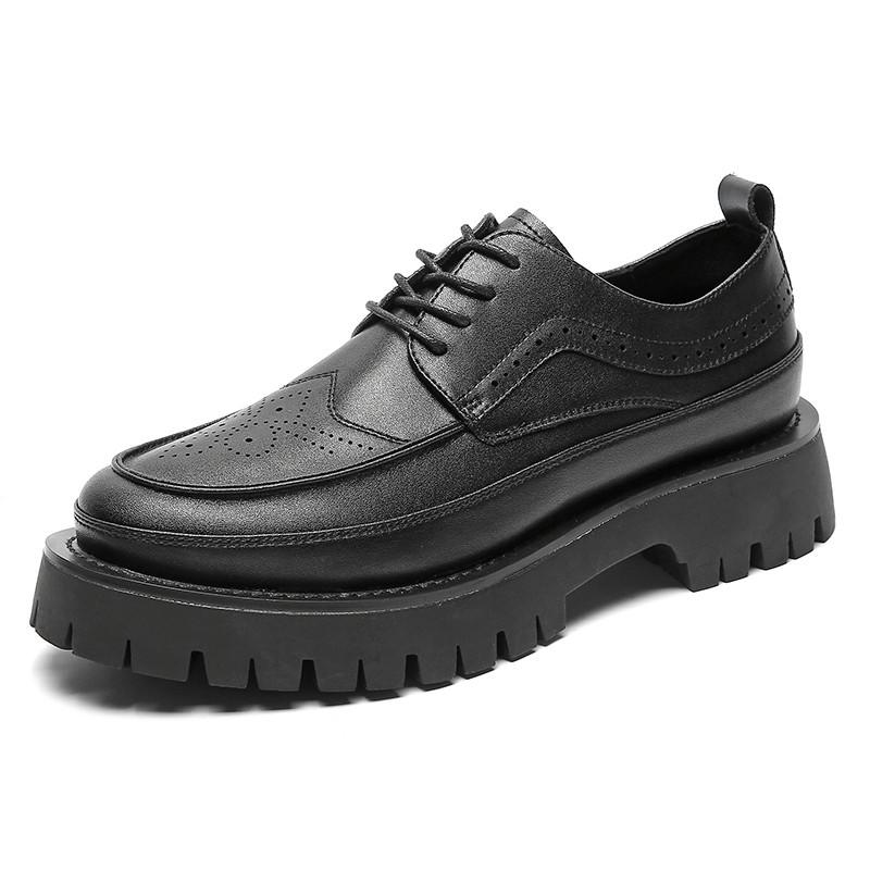 

Модные мужские туфли-лоферы, роскошные высококачественные кожаные броги, мужские деловые туфли, черные повседневные туфли для общения, мужская обувь 44 чёрный