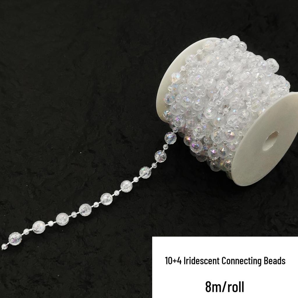 Double-Line Pearl Sunflower Snowflake Beads DIY Decoration