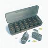 7 Days Pill Organizer Medicine Box Daily 1 Times Vitamins Drugs Travel Portable Pills Storage Box Moisture-proof Medicine Box