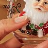 Christmas Glass Cup Stemless Cup, Santa Claus Decorative Drinking Glass, Unique Holiday Kitchenware Transparent Water Mug for Seasonal Party Supplies