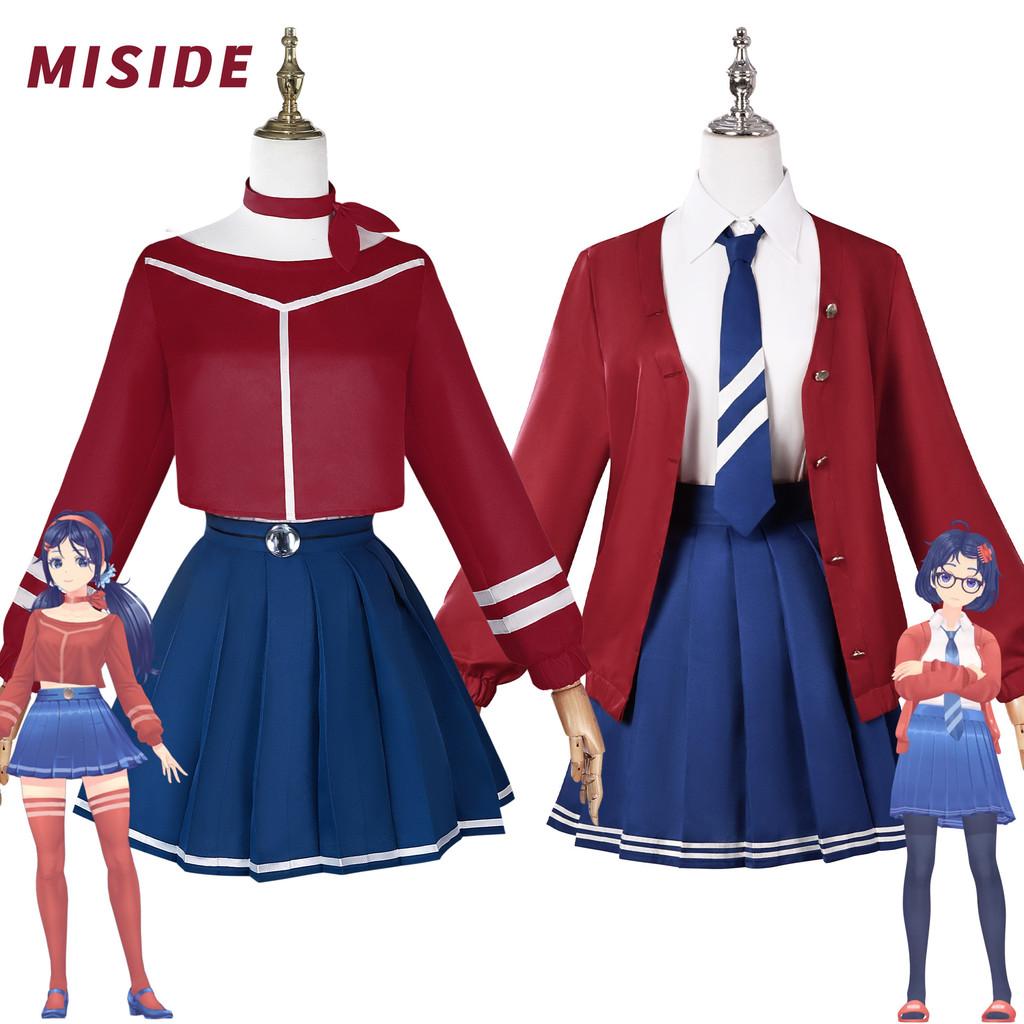 Mita Miside Cosplay Stage Costume Halloween Party Game Character Dress Gift Up