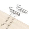 5pcs Stainless Steel Grid Wall Hooks Heavy Duty Rust Proof for Garage Kitchen Small Business Display
