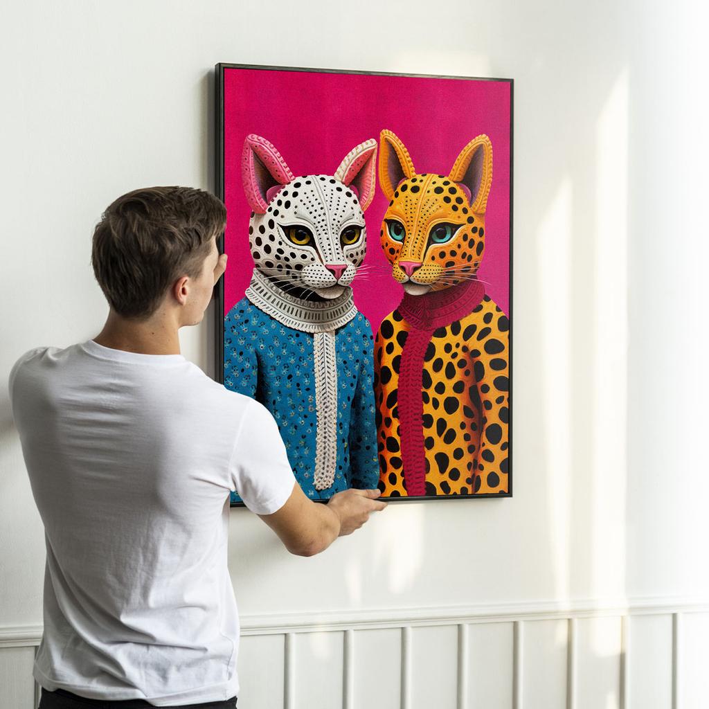 Poster Portrait Cats