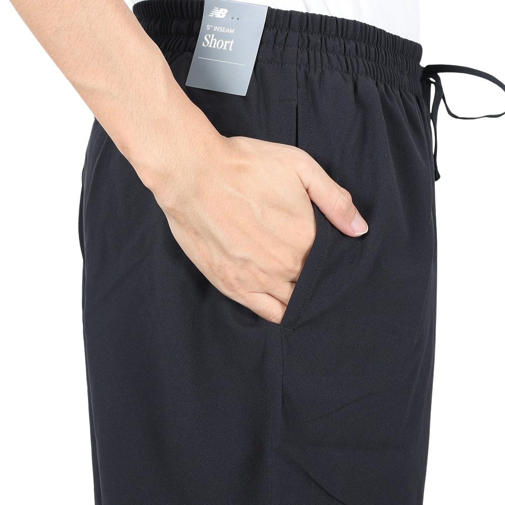 Běžecké šortky New Balance vnitřní velikost L Pánské 5palcové (s podšívkou) (MS41227) Černá,