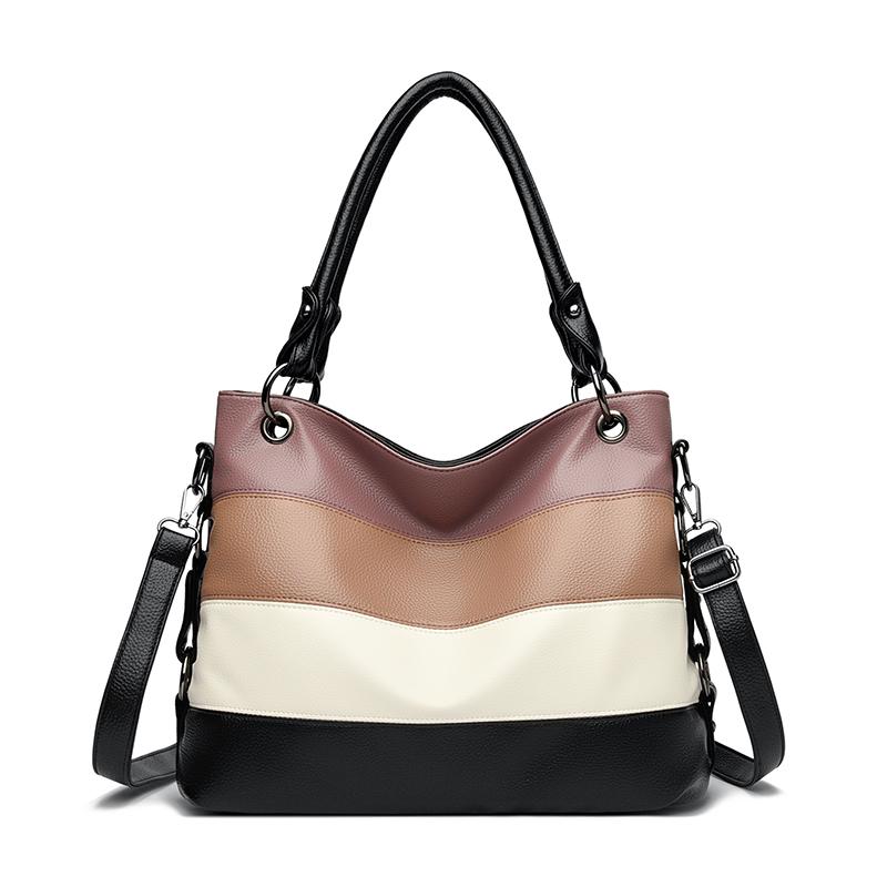 Bag Leather Women Handbags Female Leisure Shoulder Bags Fashion Purses Vintage Bolsas Large Capacity Tote Bag
