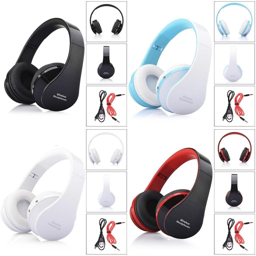 Wireless Folding Headset Bluetooth Stereo Headphones Earphone For Iphone Samsung