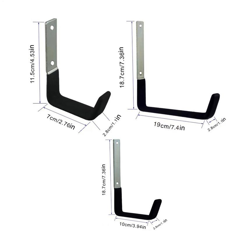 Hooks for Garage Garage Hangers Heavy Duty Wall Hooks 6X Garage Hooks Utility Hooks Tool Hooks Wall Hanger for Power Tools