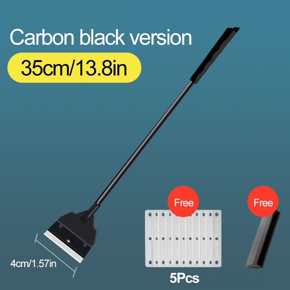 

Stainless Steel Multi Functional Fish Tank Aquarium Algae Scraper Widened Blade Algae Removal Cleaning Tool Aquatic Weed Blade