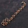 Mahagoni Obsidian Armband Kupferarmband Verstellbares Kettenarmband Handgefertigtes Edelsteinarmband Wunderschöner Kupferschmuck Jubiläumsgeschenke