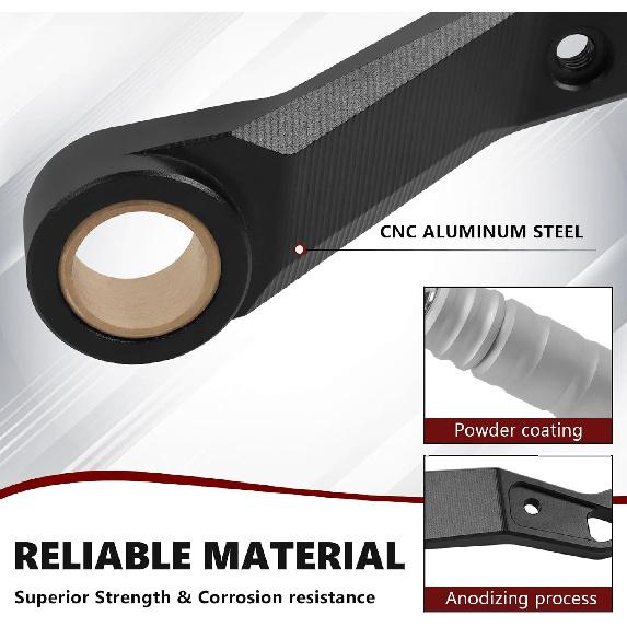 Verstellbarer Schalthebel für F750GS F800GS F850GS F850GS ADV 2017-2025, Motorrad Klappschalthebel Fußpedal Zubehör Ersatz Kompatibel