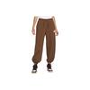 Jordan Pantaloni da donna Flight Classic con patch logo Jumpman in pile di cotone con polsini Verde Oliva Chiaro DQ4608-385