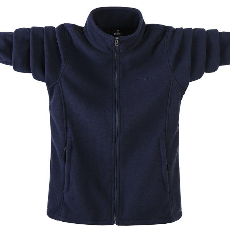 Plus Size Velvet Lined Hoodie for Men - Thick and Warm Lamb Fleece Sports Jacket for Autumn/Winter