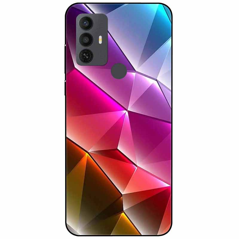 Für TCL 30 SE Hülle 305 6.52'' Silikon Weich Mode TPU Handyhülle für TCL 305 306 30SE Hülle 6165A Bumper Funda für TCL30SE 405