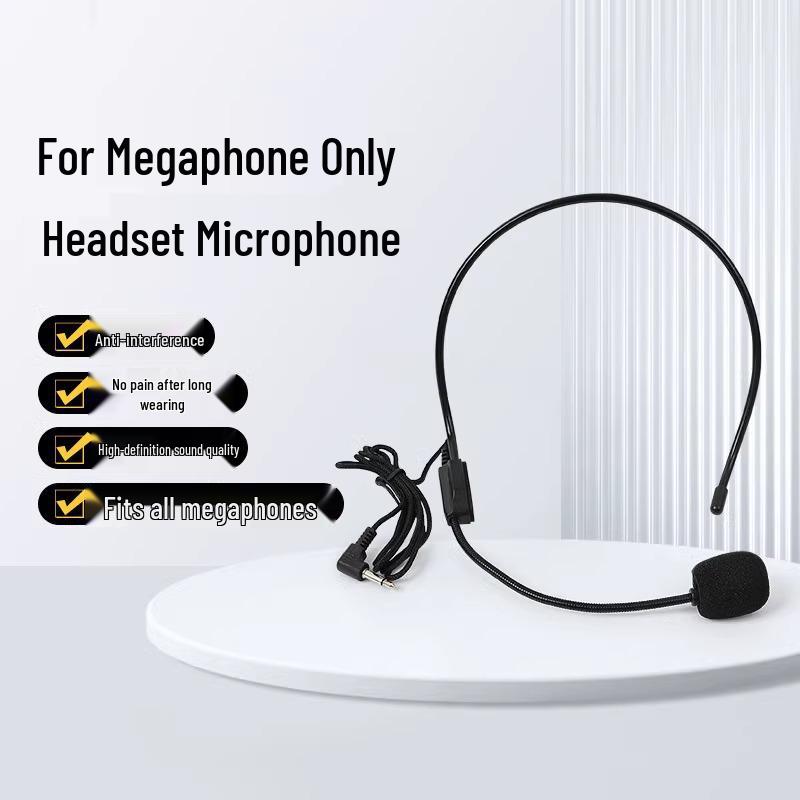 Little Bee Kabelgebundenes Lavalier-Headset-Mikrofon mit Verstärker für Lehrer