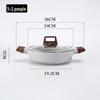 ZISIZ Non-stick Frying & Boiling Soup Pot with Steamer
