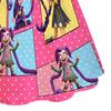 83140 Vestito a Pois con Volant e Treccine Lily Lovebraids per Bambine