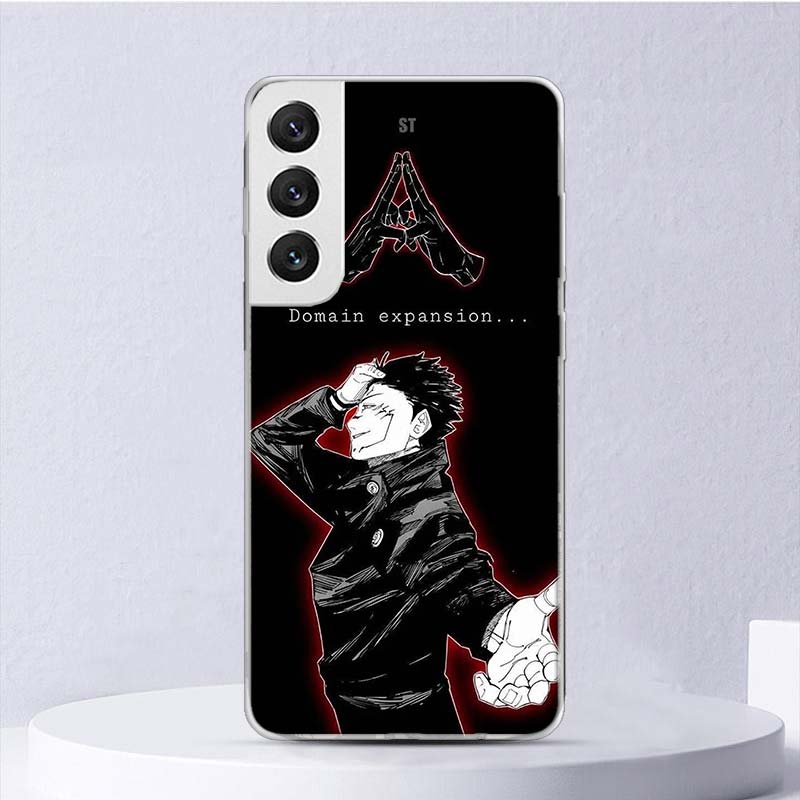 Kaisen J-Jujutsu Art Soft Case For Samsung Galaxy S25 S24 S23 S22 Ultra Phone Cover S20 FE S21 Plus S25 Edge + Funda Coque Galax