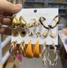 Pearl Stud Earring Set