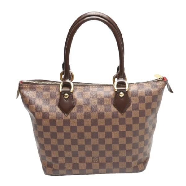 LOUIS VUITTON Damier Salea PM Handbag Damier canvas Brown Women N51183 Used