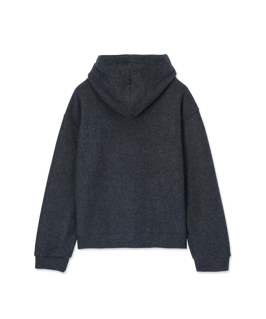 AOTT Minimalist Knit Hoodie Charcoal