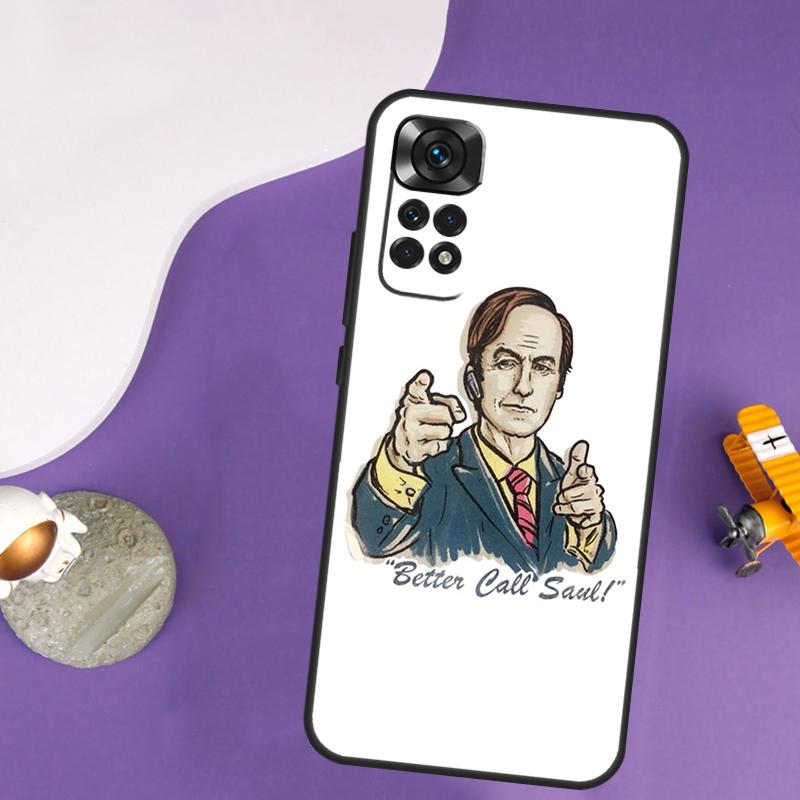 Better Call Saul TV Case For Xiaomi Redmi Note 13 14 Pro 12 9 10 11 Pro 10S 11S 12S Redmi 14C 13C 10C 12C Cover