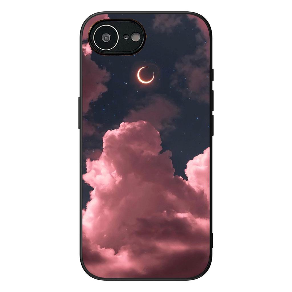 Universe Galaxy Moon Astronaut Stars Casing Phone Cover for Apple iPhone 16 15 14 11 Pro Max 7 8 Plus SE2 SE3 SE 2022 2020 Case