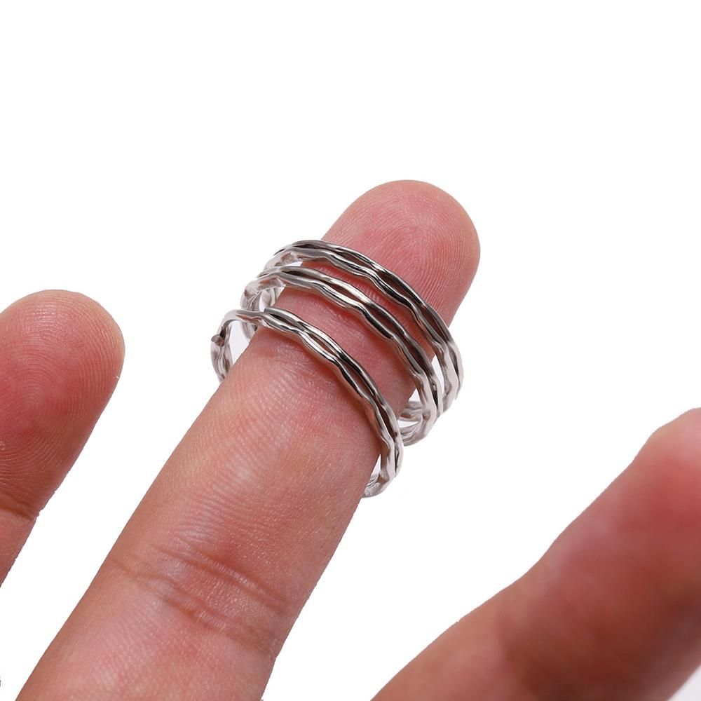 30pcs/lot Rhodium Color Split Rings 25mm Llaveros Clasp Findings for DIY Jewelry Making Accessories
