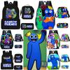 Rainbow Friends Cartoon Backpack For Kids 20l Capacity Oxford Fabric Breathable And Waterproof
