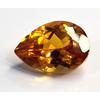 7-9 Ct Natural Yellow Citrine Pear Fabulous Certified Loose Gemstone