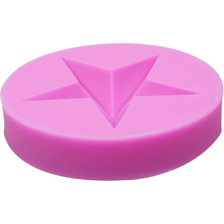 Star Fondant Silicone Molds, 3D Five-Pointed Star Shaped Chocolate Molds, Cake Decorating Baking Molds for Cupcake Topper Candy Gum Cookie Jelly