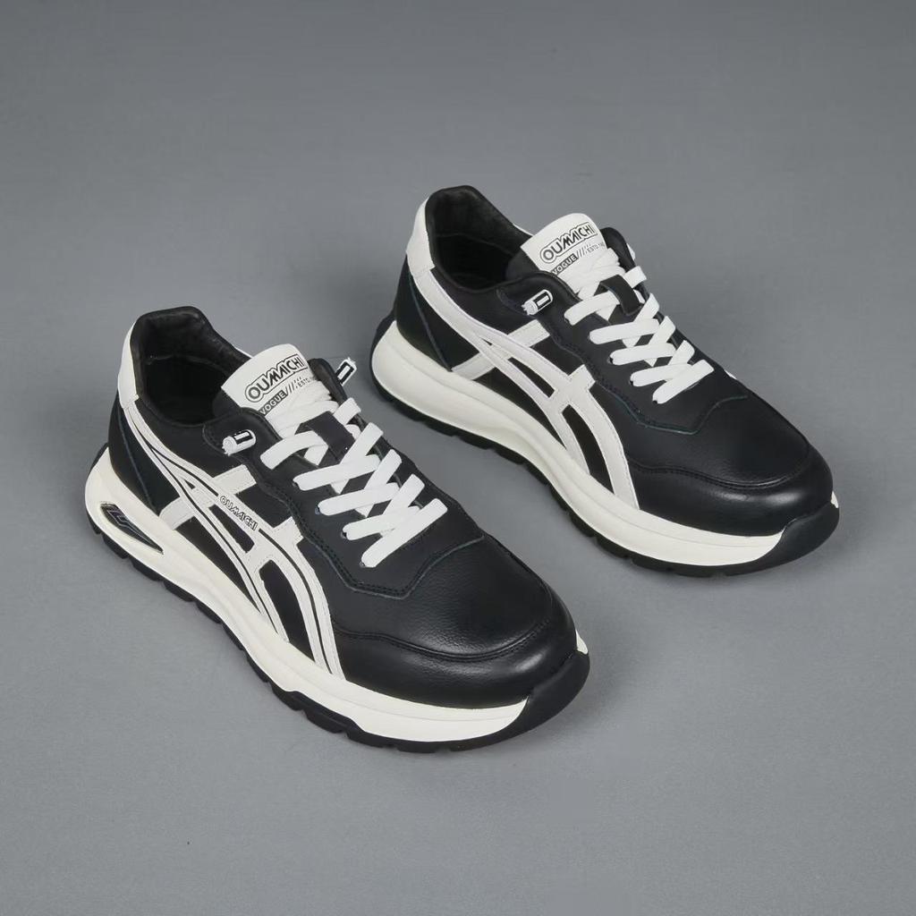 Men's Trendy Casual White Sneakers 2025 - Autumn Fashion Versatile Youth Sports Shoes