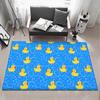 Animal D Duck Floor Mat Eco Flannel Doormat Non Slip Odorless Indoor Floor Rug Soft Short Plush Home Mat