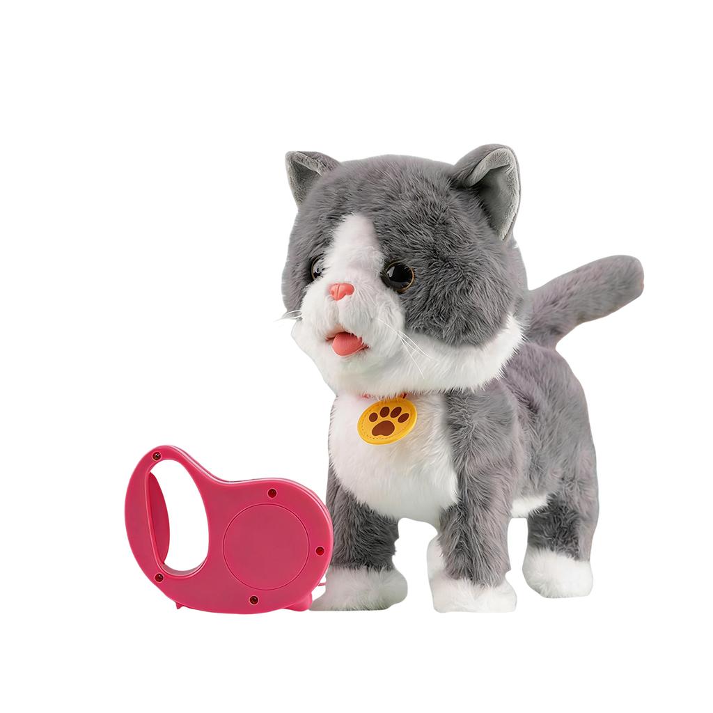 Electric Plush Toy Dog Sings, Sticks Out Tongue When Head Is Touched (random Leash)